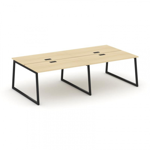 Style Project Рабочая станция 2-х сторон. SN-4T1.DRS-051 Акация Лорка/Металл Антрацит/Заглушка Пласт фото 25