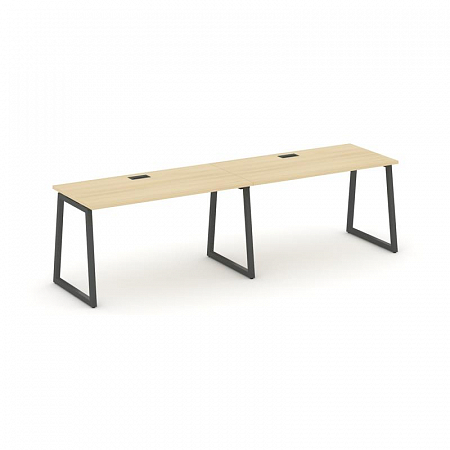 Style Project Рабочая станция 1 сторон. SN-4T1.ORS-021 Акация Лорка/Металл Антрацит/Заглушка Пластик