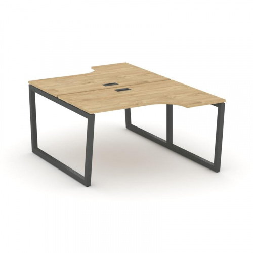 Style Project Рабочая станция эргоном. SN-5T2.DRPA-022 Акация Лорка/Металл Антрацит/Заглушка Пластик фото 22