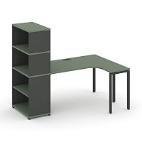 Стол эргономичный с опорным стеллажом Concept CN.SA-208(R)