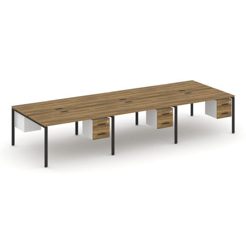 Бенч-система на 6 мест с подвесными тумбами Concept CN.DRS-155 фото 7