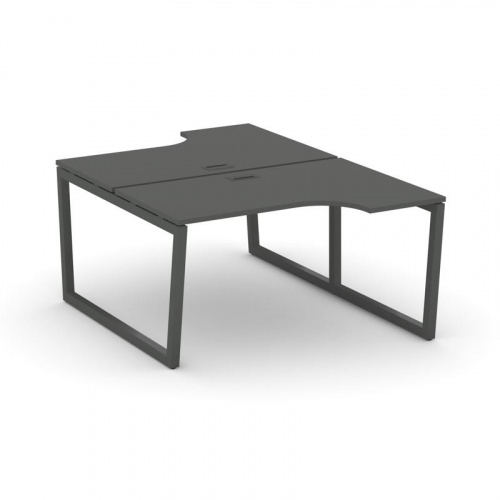 Style Project Рабочая станция эргоном. SN-5T2.DRPA-022 Акация Лорка/Металл Антрацит/Заглушка Пластик фото 27