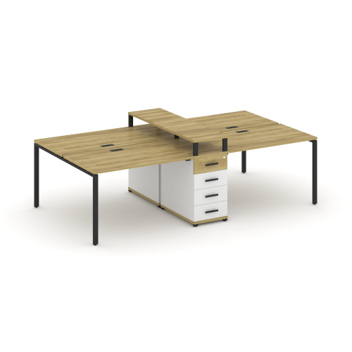 Бенч-система на 4 места с 1 опорной тумбой Concept CN.DRS-434 фото 6 Бенч-система на 4 места с 1 опорной тумбой Concept CN.DRS-434 фото 6