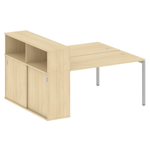 Бенч-система с шкафом-купе на П-обр. м/к Metal System Quattro 40БП.РС-СШК-2.3 фото 14 Бенч-система с шкафом-купе на П-обр. м/к Metal System Quattro 40БП.РС-СШК-2.3 фото 14