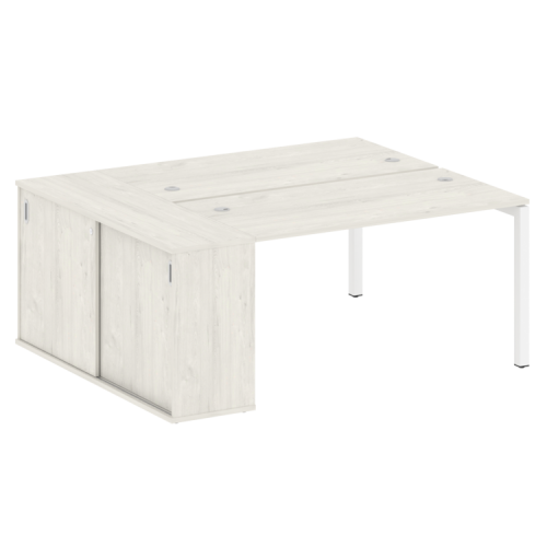 Бенч-система с шкафом-купе на П-обр. м/к Metal System Quattro 50БП.РС-СШК-1.3 фото 4 Бенч-система с шкафом-купе на П-обр. м/к Metal System Quattro 50БП.РС-СШК-1.3 фото 4