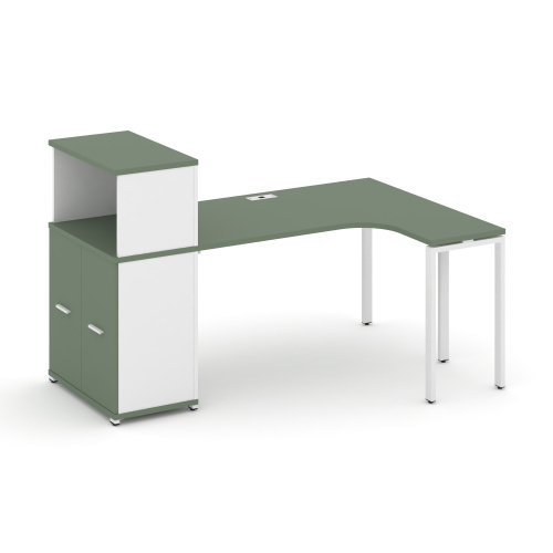 Стол эргономичный с опорным распашным шкафом Concept CN.SA-214(R) Стол эргономичный с опорным распашным шкафом Concept CN.SA-214(R)
