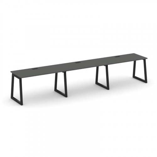 Style Project Рабочая станция 1 сторон. SN-5T1.ORS-034 Акация Лорка/Металл Антрацит/Заглушка Пластик фото 7