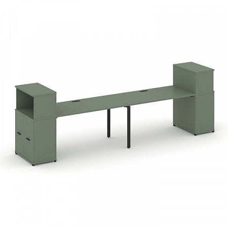 Бенч-система с опорными распашными шкафами Concept CN.ORS-225
