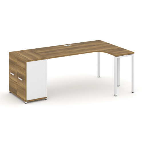 Стол эргономичный с опорным распашным шкафом Concept CN.SA-210(R)