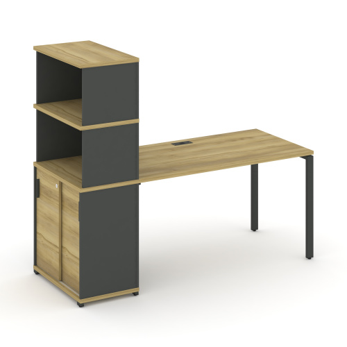 Стол офисный с опорным шкафом-купе Concept CN.SP-242 Стол офисный с опорным шкафом-купе Concept CN.SP-242