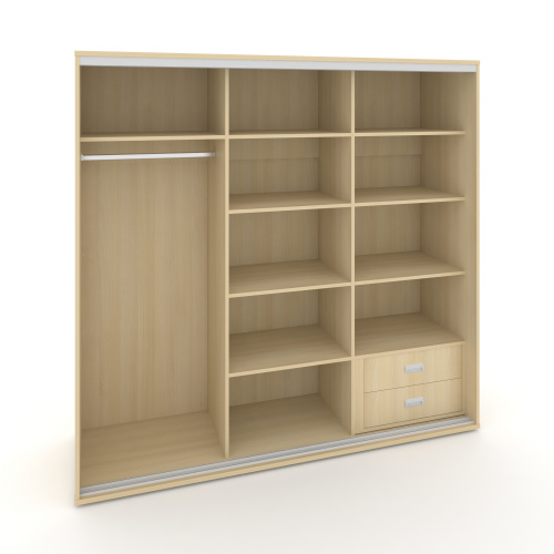 Корпус 3-х секционного шкафа низкого L=2219мм Maris SH.K3-5.2 K1