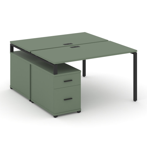 Бенч-система на 2 места с опорной тумбой Concept CN.DRS-306 Бенч-система на 2 места с опорной тумбой Concept CN.DRS-306