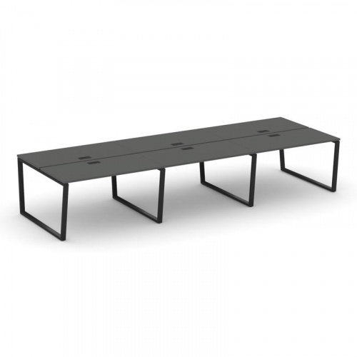 Style Project Рабочая станция 2-х сторон. SN-6T2.DRS-083 Акация Лорка/Металл Антрацит/Заглушка Пласт фото 7