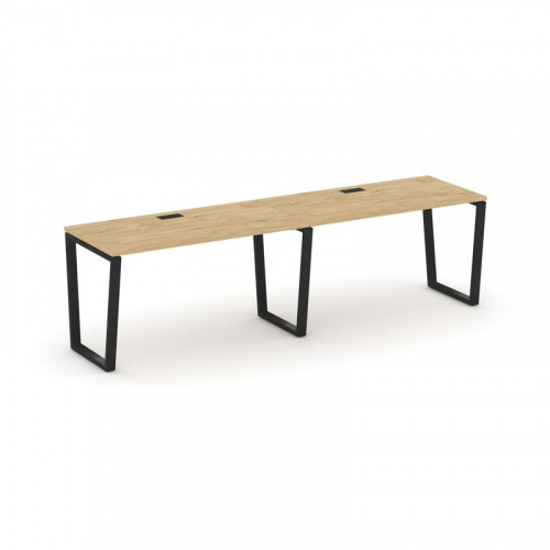 Style Project Рабочая станция 1 сторон. SN-6T2.ORS-021 Акация Лорка/Металл Антрацит/Заглушка Пластик Style Project Рабочая станция 1 сторон. SN-6T2.ORS-021 Акация Лорка/Металл Антрацит/Заглушка Пластик