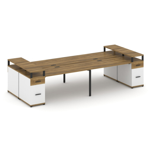 Бенч-система на 4 места с 2 опорными тумбами Concept CN.DRS-447 фото 7