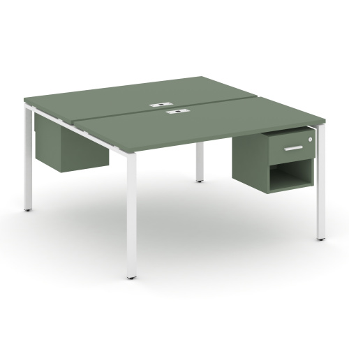 Бенч-система на 2 места с подвесными тумбами Concept CN.DRS-117 Бенч-система на 2 места с подвесными тумбами Concept CN.DRS-117