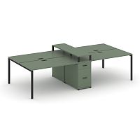 Бенч-система на 4 места с 1 опорной тумбой Concept CN.DRS-440