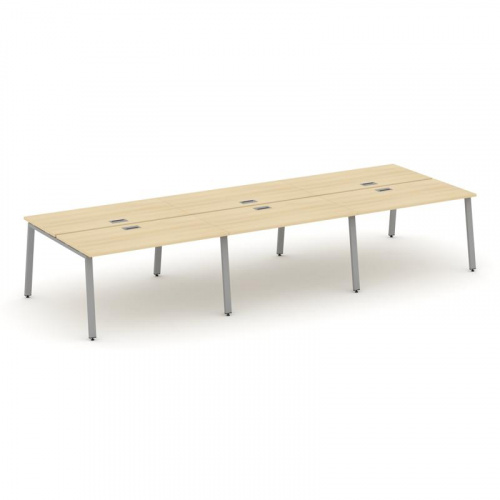 Style Project Рабочая станция 2-х сторон. SN-6A.DRS-063 Дуб Наварра/Металл Белый 4140*1232*750 фото 3 Style Project Рабочая станция 2-х сторон. SN-6A.DRS-063 Дуб Наварра/Металл Белый 4140*1232*750 фото 3