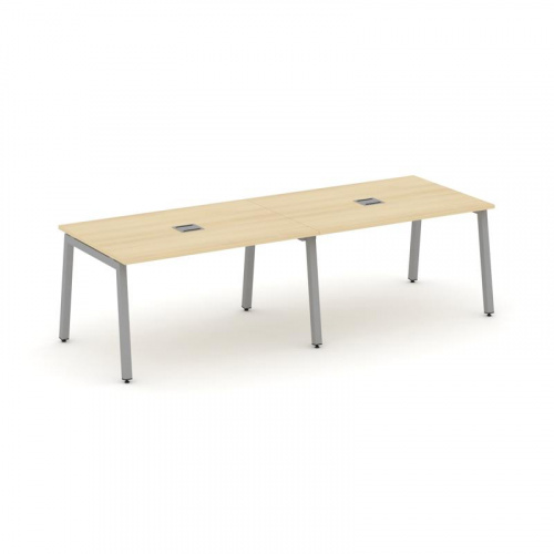 Style Project Стол переговорный SN-5A.SPRG-014 Акация Лорка/Металл Белый 3160*980*750 фото 6