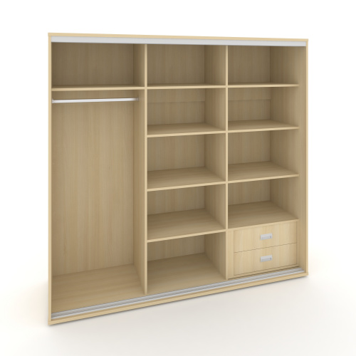 Корпус 3-х секционного шкафа низкого L=2519мм Maris SH.K3-7.2 K1