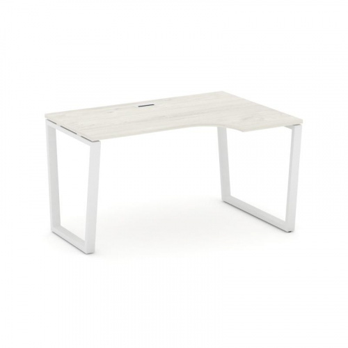 Style Project Стол рабочий эргоном. SN-6T2.SPA-011(R) Акация Лорка/Металл Антрацит/Заглушка Пластик фото 13