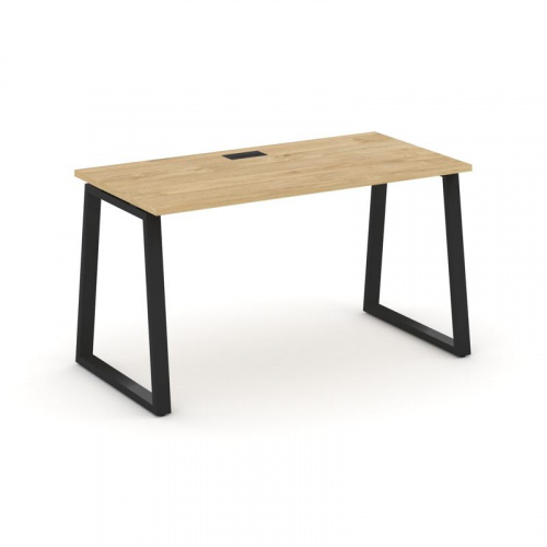 Style Project Стол письменный SN-6T1.SP-011 Акация Лорка/Металл Антрацит/Заглушка Пластик Черный 980