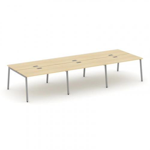 Style Project Рабочая станция 2-х сторон. SN-4A.DRS-083 Акация Лорка/Металл Антрацит 4140*1632*750 фото 2