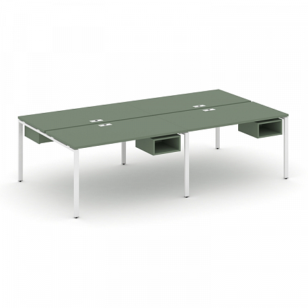 Бенч-система на 4 места с подвесными тумбами Concept CN.DRS-122