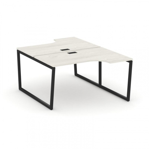 Style Project Рабочая станция эргоном. SN-4T2.DRPA-022 Акация Лорка/Металл Антрацит/Заглушка Пластик фото 8