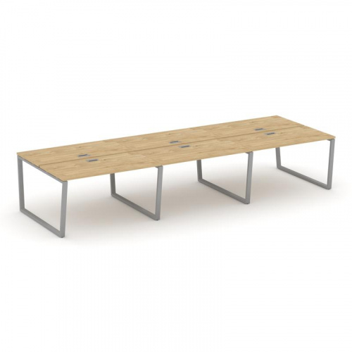 Style Project Рабочая станция 2-х сторон. SN-6T2.DRS-083 Акация Лорка/Металл Антрацит/Заглушка Пласт фото 2