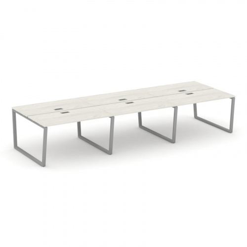 Style Project Рабочая станция 2-х сторон. SN-6T2.DRS-083 Акация Лорка/Металл Антрацит/Заглушка Пласт фото 12