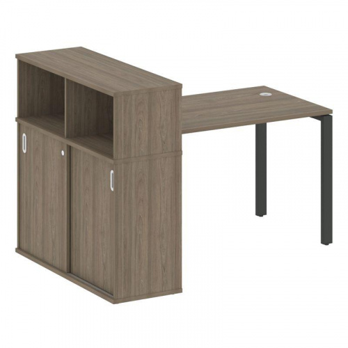 Стол письменный с шкафом-купе на П-обр. м/к Metal System БП.РС-СШК-3.2 фото 3 Стол письменный с шкафом-купе на П-обр. м/к Metal System БП.РС-СШК-3.2 фото 3