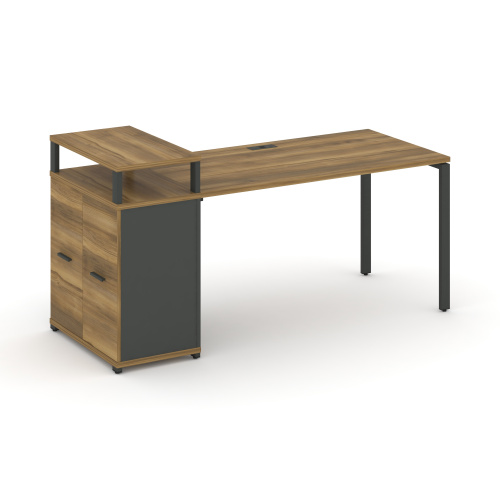 Стол офисный с опорным распашным шкафом Concept CN.SP-223