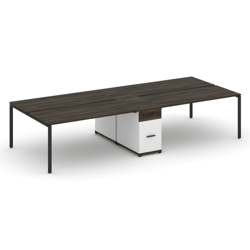 Бенч-система на 4 места с 1 опорной тумбой Concept CN.DRS-424 фото 9