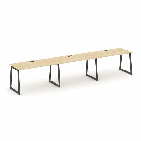 Style Project Рабочая станция 1 сторон. SN-4T1.ORS-043 Акация Лорка/Металл Антрацит/Заглушка Пластик