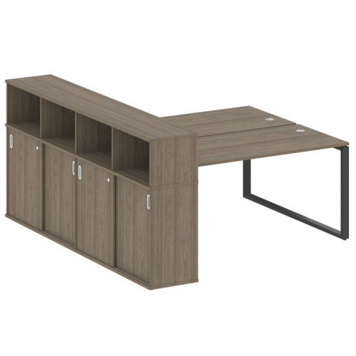 Бенч-система с шкафом-купе на О-обр. м/к Metal System БО.РС-СШК-4.4 фото 2