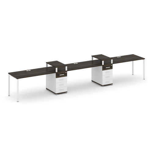 Бенч-система на 3 места с 2 опорными тумбами Concept CN.ORS-451 фото 10