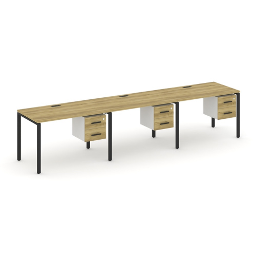 Бенч-система на 3 места с подвесными тумбами Concept CN.ORS-134 фото 6 Бенч-система на 3 места с подвесными тумбами Concept CN.ORS-134 фото 6