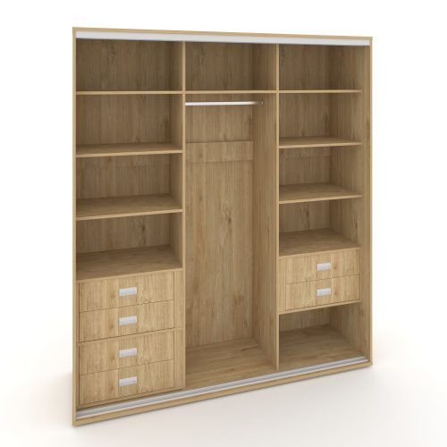 Корпус 3-х секционного шкафа высокого L=2069мм Maris SH.K3-4.1 K7 фото 2