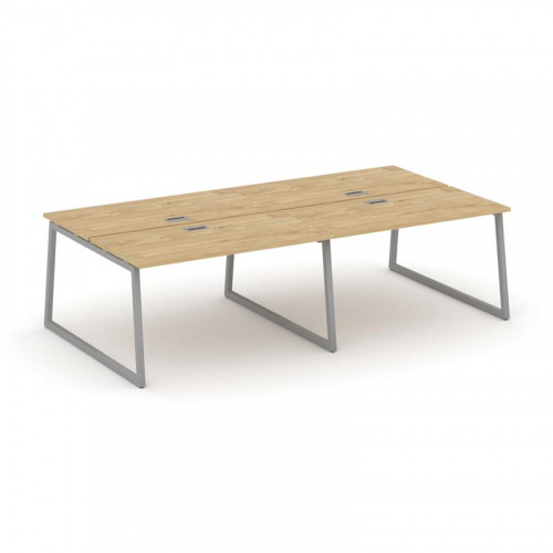 Style Project Рабочая станция 2-х сторон. SN-4T1.DRS-051 Акация Лорка/Металл Антрацит/Заглушка Пласт фото 2