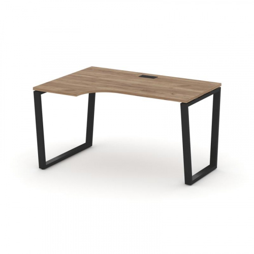 Style Project Стол рабочий эргоном. SN-6T2.SPA-012(L) Акация Лорка/Металл Антрацит/Заглушка Пластик фото 8