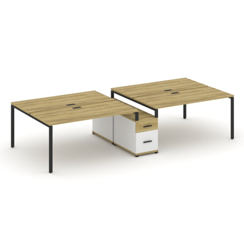 Бенч-система на 4 места с опорной тумбой Concept CN.DRS-316 фото 6 Бенч-система на 4 места с опорной тумбой Concept CN.DRS-316 фото 6