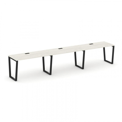 Style Project Рабочая станция 1 сторон. SN-6T2.ORS-043 Акация Лорка/Металл Антрацит/Заглушка Пластик фото 4