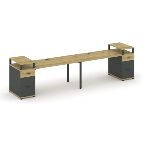 Бенч-система на 2 места с 2 опорными тумбами Concept CN.ORS-429 фото 4