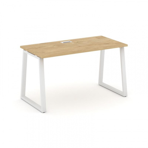 Style Project Стол письменный SN-6T1.SP-011 Акация Лорка/Металл Антрацит/Заглушка Пластик Черный 980 фото 3