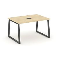 Style Project Стол переговорный SN-6T1.SPRG-001 Акация Лорка/Металл Антрацит/Заглушка Металл Антраци