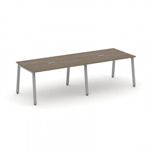 Style Project Стол переговорный SN-6A.SPRG-014 Тиквуд Светлый/Металл Белый 3160*980*750 фото 7