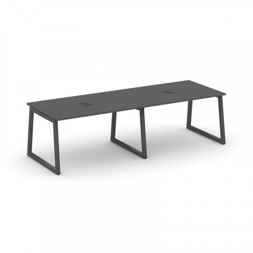 Style Project Стол переговорный SN-5T1.SPRG-014 Акация Лорка/Металл Антрацит/Заглушка Металл Антраци фото 27