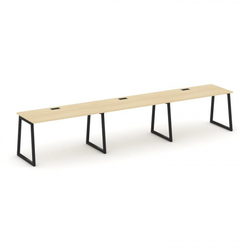 Style Project Рабочая станция 1 сторон. SN-4T1.ORS-043 Акация Лорка/Металл Антрацит/Заглушка Пластик фото 25