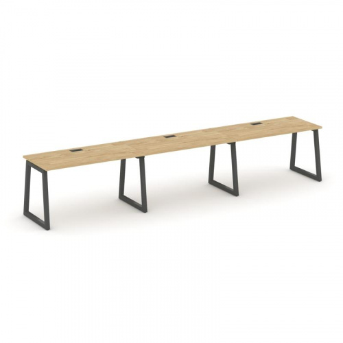 Style Project Рабочая станция 1 сторон. SN-5T1.ORS-034 Акация Лорка/Металл Антрацит/Заглушка Пластик фото 22